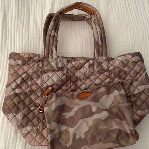Like new MZ Wallace blush CAMO med Sutton tote